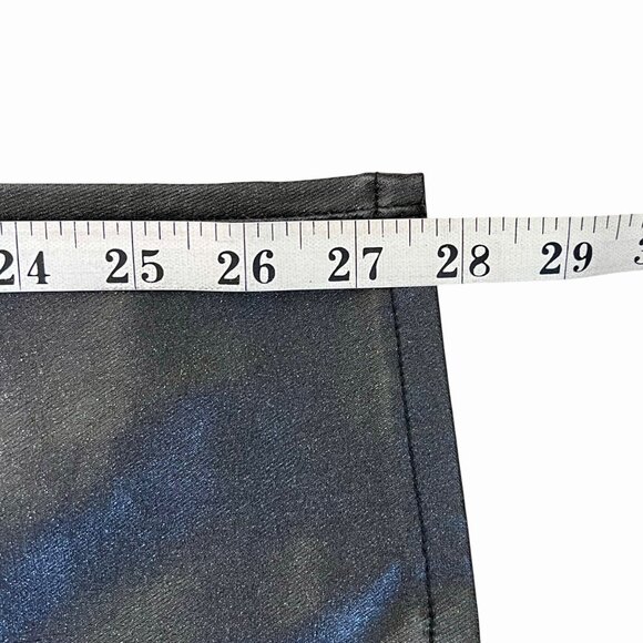 Rebecca Minkoff Womens Size 10 Black Metallic High-Waist Skinny Pants NWOT's - Picture 13 of 14